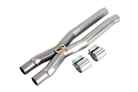 2015-2024 Mustang GT Steeda 304 Stainless Resonator Delete X-Pipe