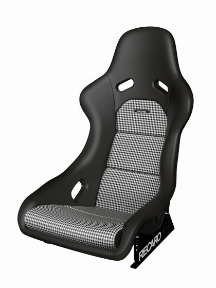 Recaro Classic Pole Position ABE Seat Black Leather/Pepita Fabric