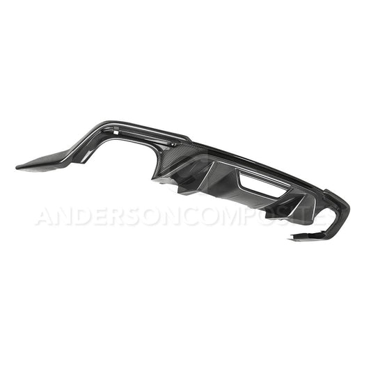 2018-2023 MUSTANG TYPE-OE CARBON FIBER QUAD TIP REAR DIFFUSER