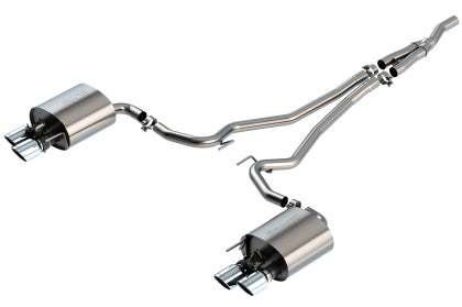 2019-2021 Mustang Ecoboost Borla S-Type Cat-Back Exhaust with Chrome Tips