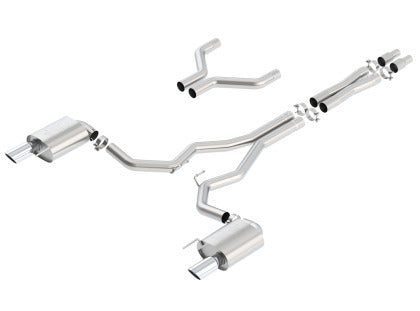 2015-2017 Mustang GT Borla ATAK Cat-Back Exhaust with Polished Tips