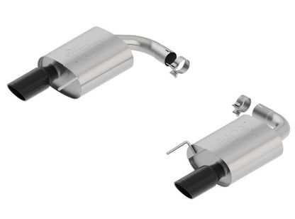 2015-2017 Mustang GT Borla Atak Axle Back Black Chrome Tips