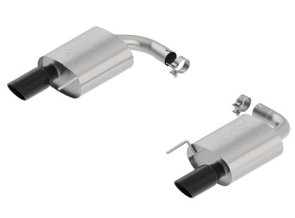 2015-2017 Mustang GT Borla Atak Axle Back Black Chrome Tips