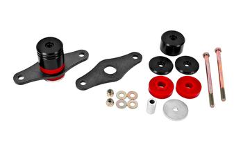 2015-2025 Mustang GT; Dark Horse BMR Adjustable Motor Mount Kit, Polyurethane Bushings