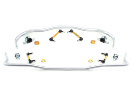 2015-2025 Mustang Whiteline Heavy Duty Adjustable Front and Rear Sway Bars with End Links