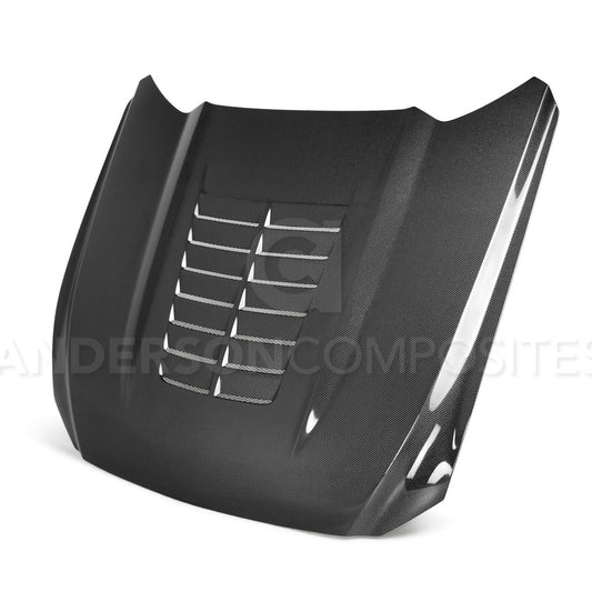 2015-2017 FORD MUSTANG DOUBLE SIDED TYPE-GT5 CARBON FIBER HOOD