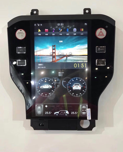 2015-2023 Mustang 11.8" Vertical Screen Android Radio with 2K Resolution Tesla Style