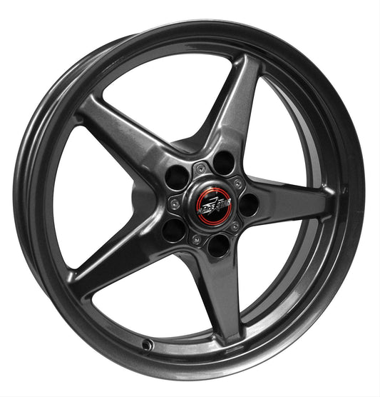 2005-2014 Mustang Race Star 92 Drag Star Metallic Grey Wheel 15x10