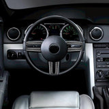 2005-2009 Mustang DynaCarbon™️ Carbon Fiber 3 PCS Steering Wheel Trim