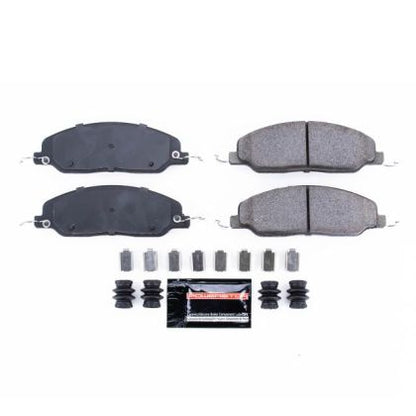 2005-2010 Mustang V6 and GT Power Stop Z23 Evolution Sport Carbon-Fiber Ceramic Brake Pads Front Pair